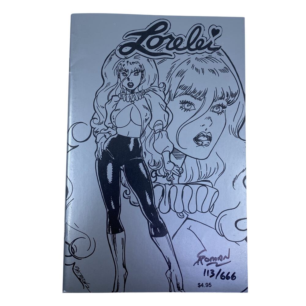 Lorelei Ashcan Signed Steven Roman Limited edition 113/666 Power Comics 1996